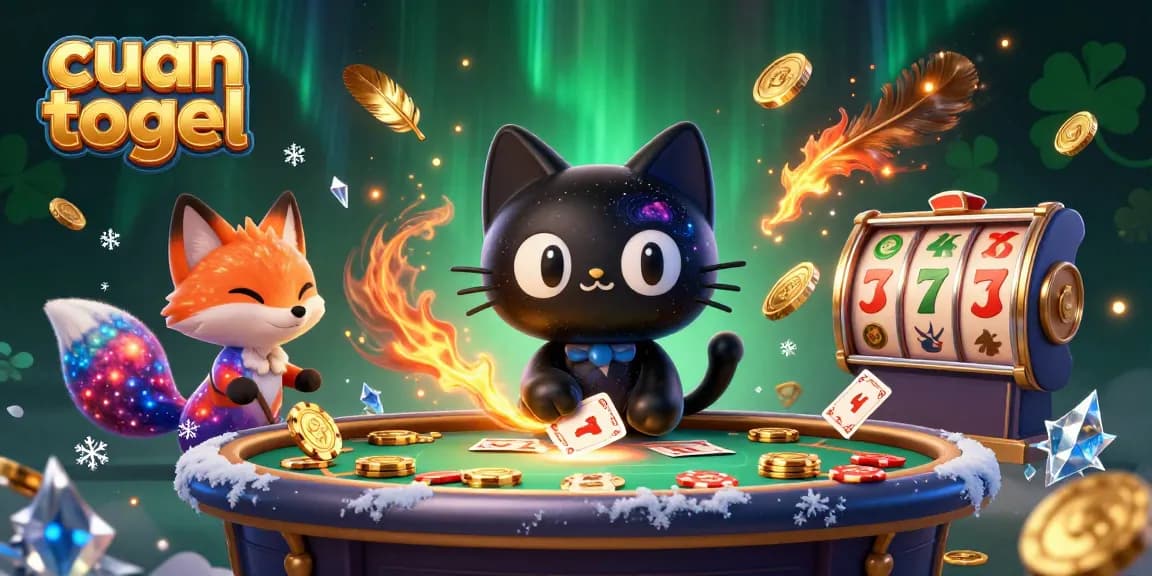 Engage in cuan togel with a vibrant 3D illustration showing thrilling cosmic casino gameplay.