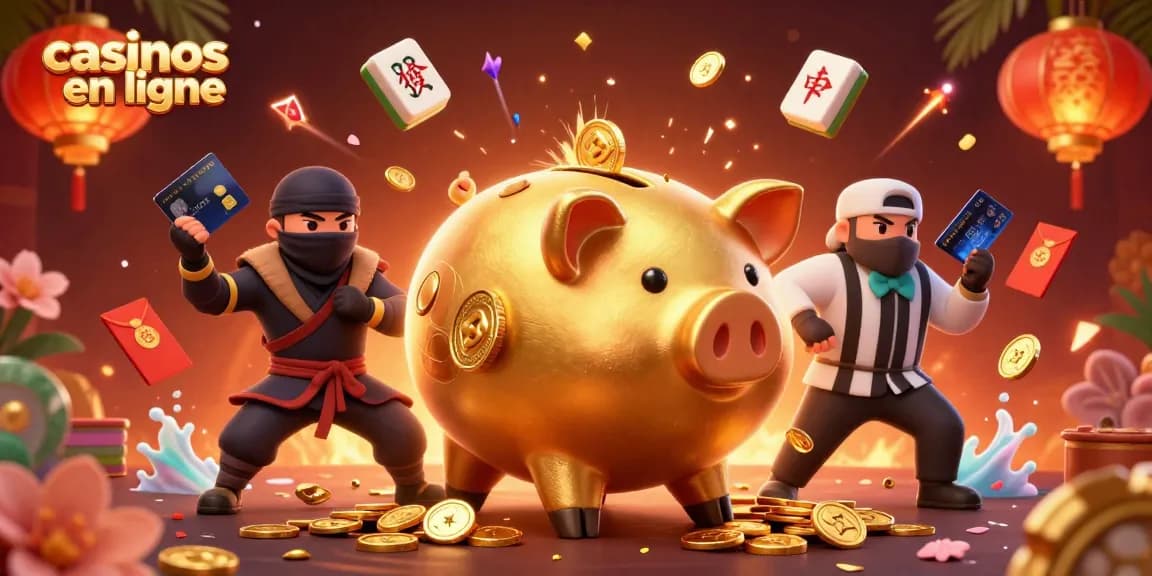 Plongez dans l'univers des casinos en ligne avec ce sumo géant et des éléments de jeu captivants.