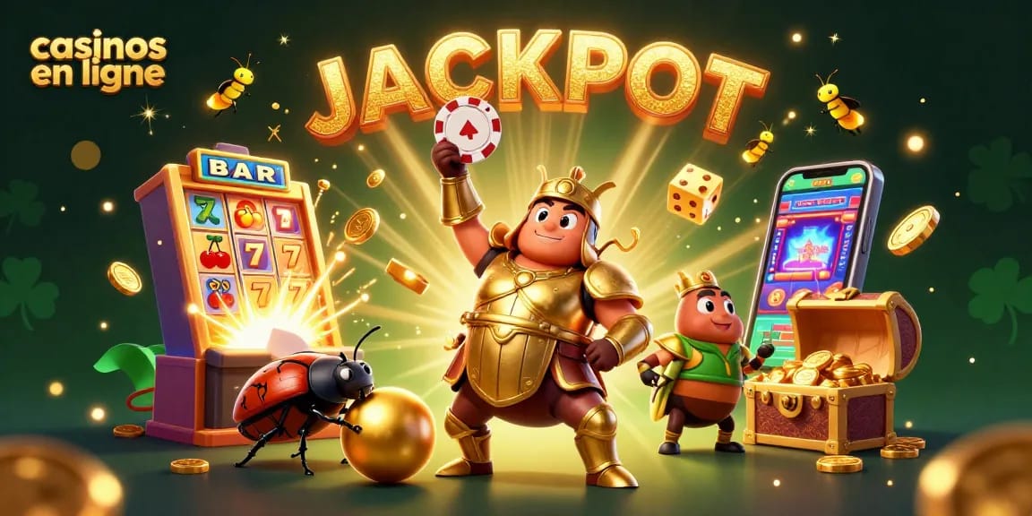 Gagnez avec des jeux de casinos en ligne, plongez dans un univers fantastique rempli de surprises et de jackpots.