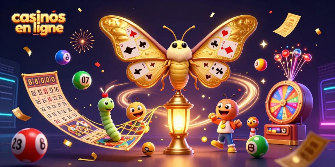 Vivez l'excitation des casinos en ligne avec cette illustration 3D riche en couleurs et en détails.