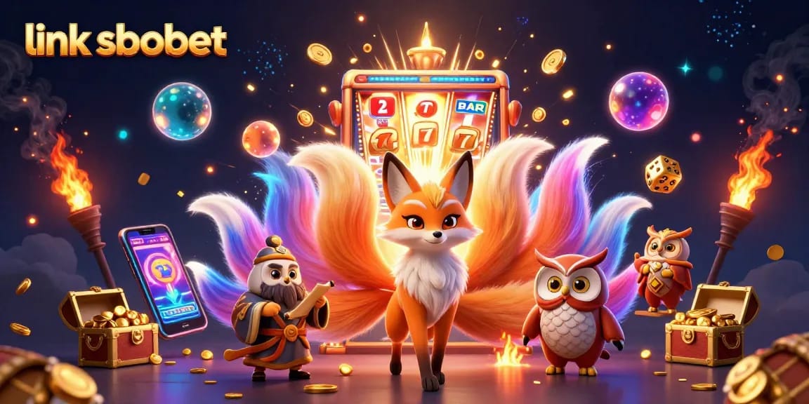 Experience the excitement of link sbobet with dazzling spirits, slots, and vibrant casino elements