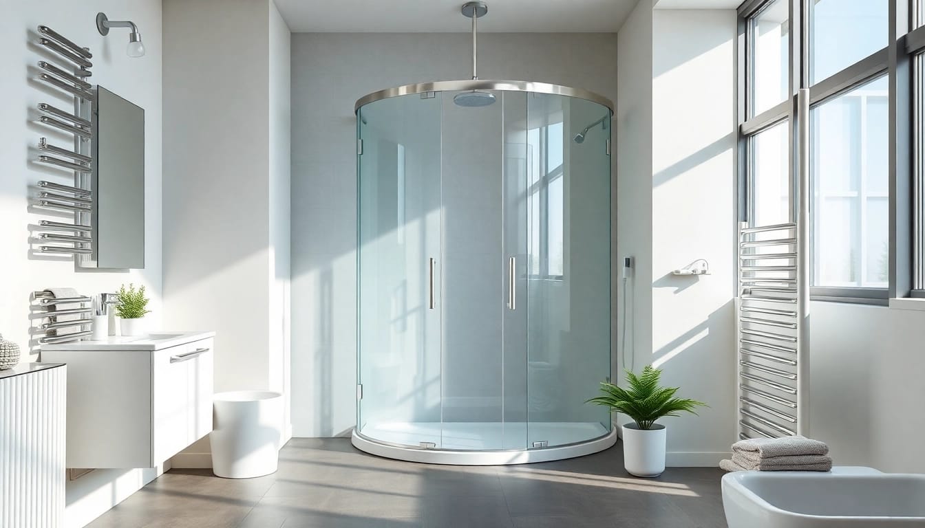 Die Produkte von sonni sanitär GmbH in einer modernen Badezimmerumgebung, die Eleganz und Stil vermitteln.