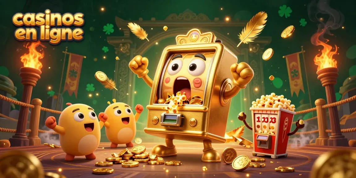 Gagnez des jackpots incroyables dans les casinos en ligne avec des machines à sous éclatantes.