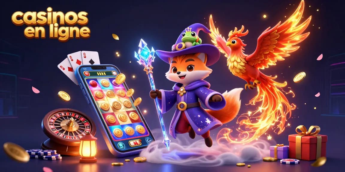Découvrez les casinos en ligne avec un mage lunaire, un phénix et des jeux captivants.