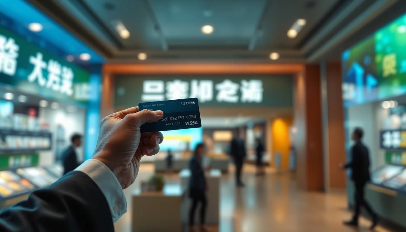 카드깡을 통해 현금을 획득하는 상황을 보여주는 그래픽.