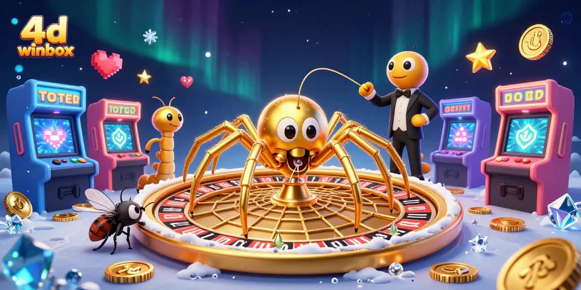 Engage with thrilling 4D Winbox lottery results in an enchanting gaming scene.