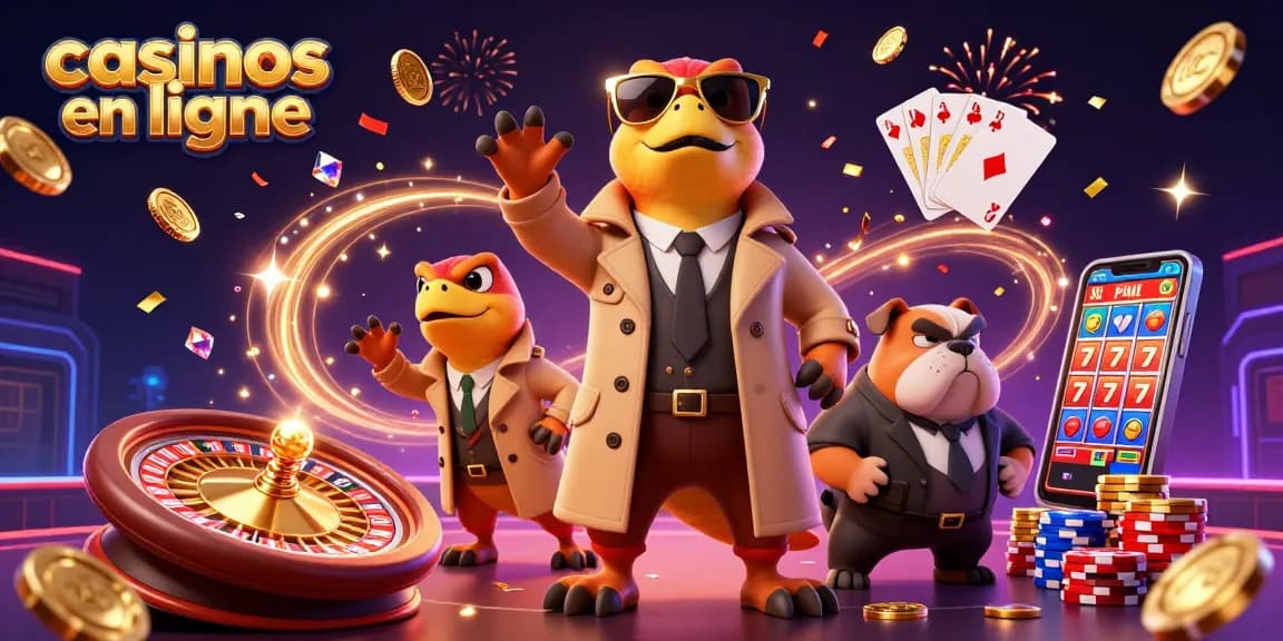 Les casinos en ligne offrent une expérience unique où des raptors déguisés tentent d'entrer dans un lounge VIP, entourés de jeux et de festivités.