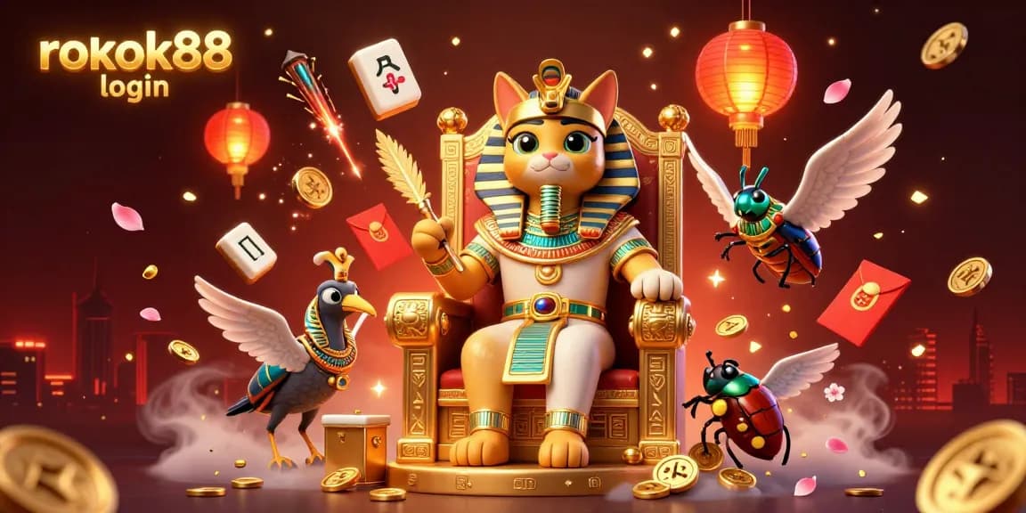 Engage with the rokok88 login platform for an immersive gaming experience filled with vibrant casino visuals.