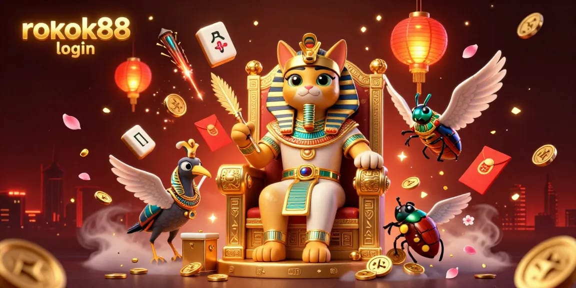 Engage with the rokok88 login platform for an immersive gaming experience filled with vibrant casino visuals.
