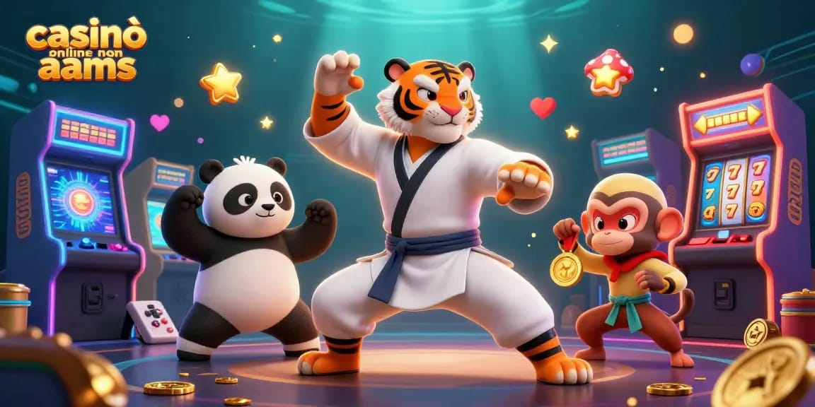 Scopri i vantaggi dei casinò online non AAMS con questa vivace illustrazione 3D ispirata al gioco