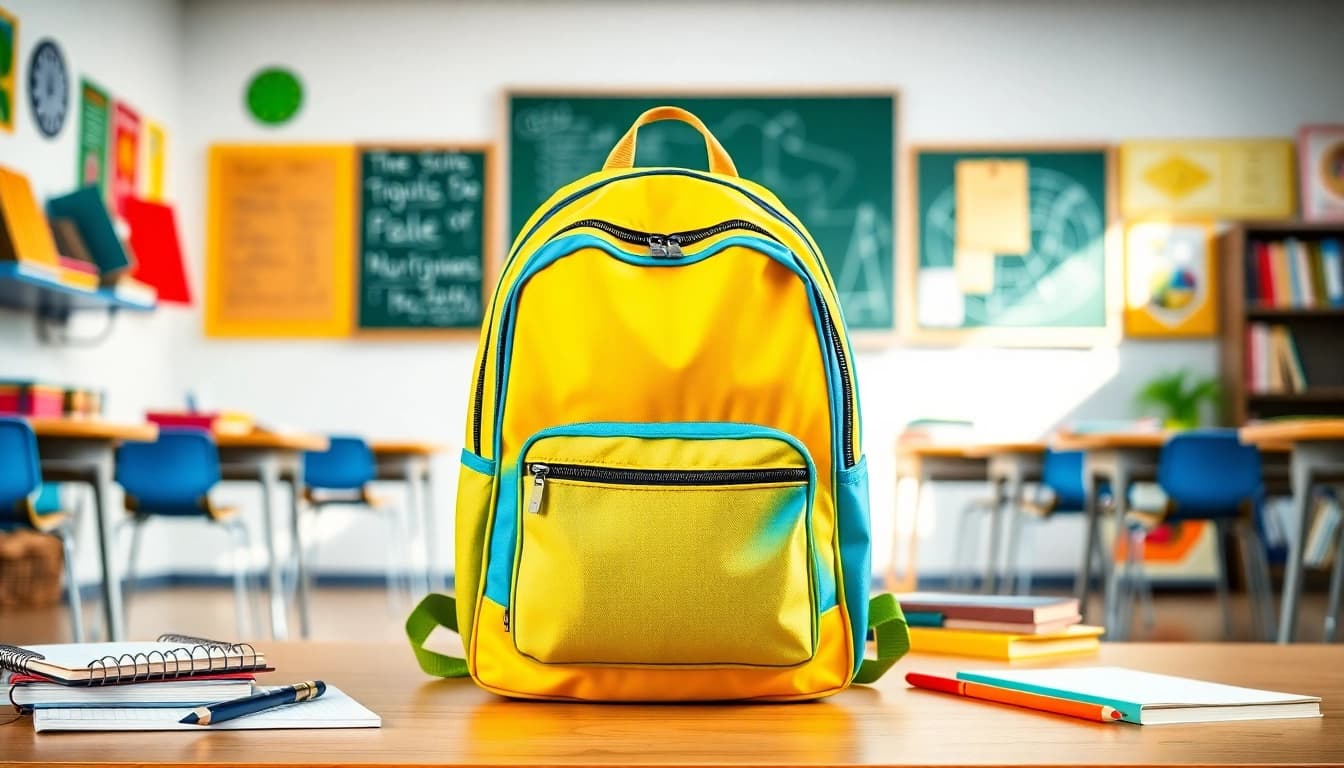 Handtasche für Schulen, stilvolle und praktische Schulranzen für kreative Schüler.