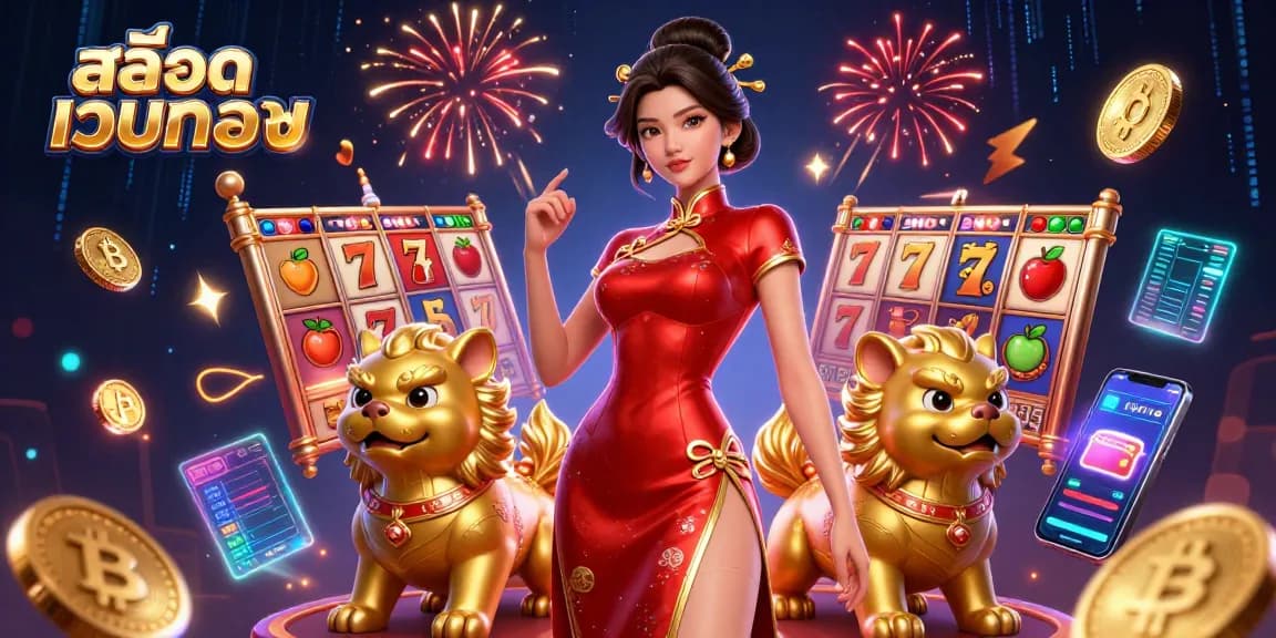 Spin winning combinations at สล็อตเว็บตรง with vibrant slot reels and crypto elements!