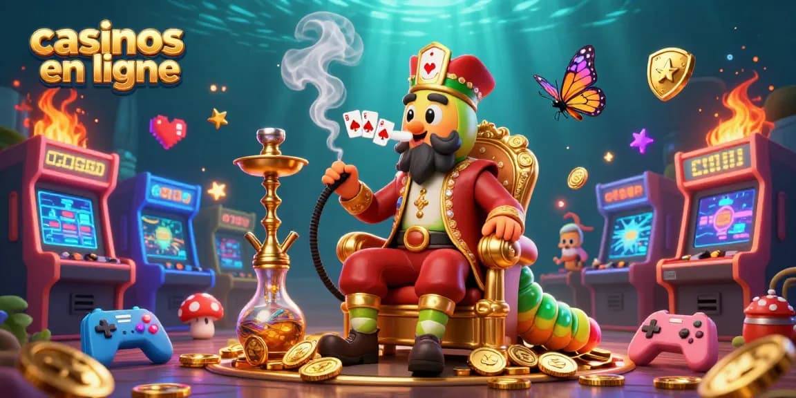 Jouer aux casinos en ligne avec des symboles de poker explosifs et une ambiance de jeu colorée.