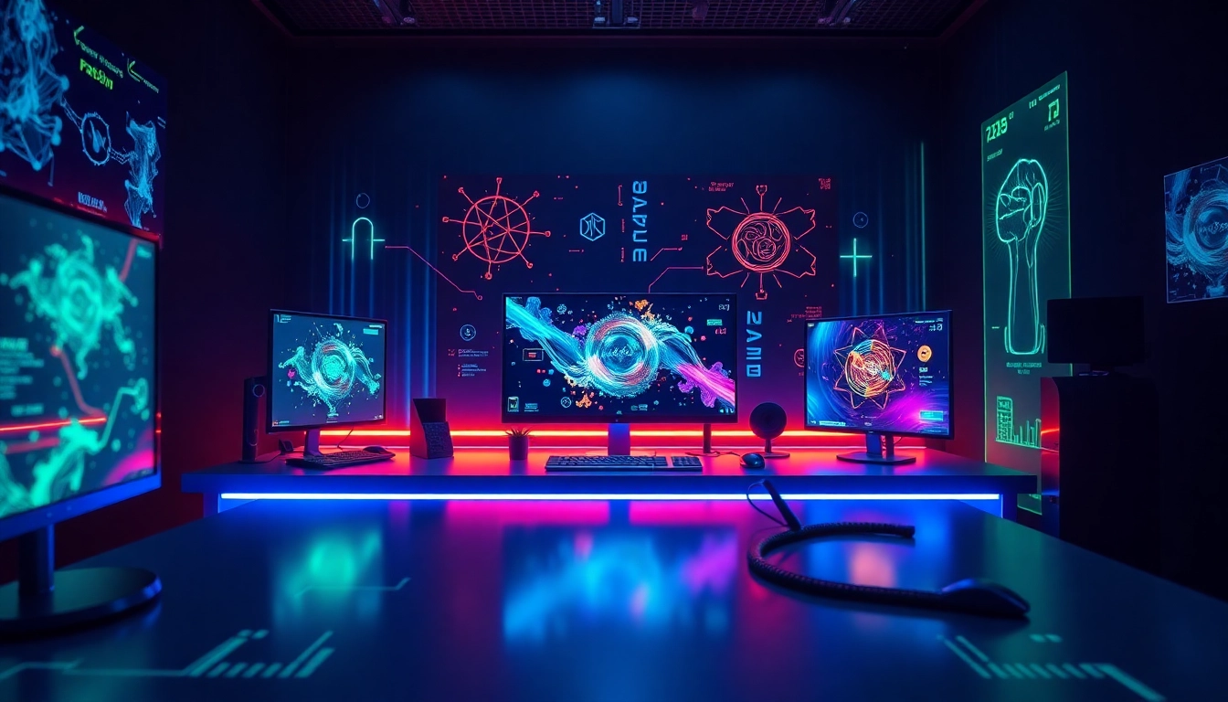 Innovative AI workspace showcasing the capabilities of nano banana 2 technology with dynamic images and modern design elements.