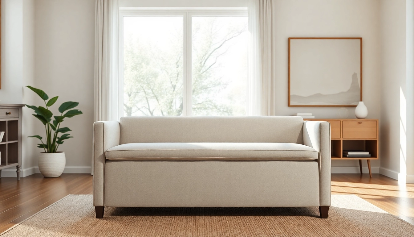 Storage Bench elegantly styled in a modern living room with natural lighting and minimalist decor.
