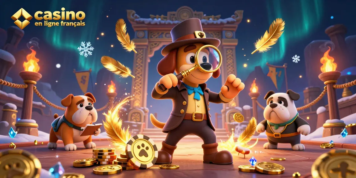 Profitez des sensations du casino en ligne français avec des éléments de poker, des pièces d'or et des effets visuels captivants.
