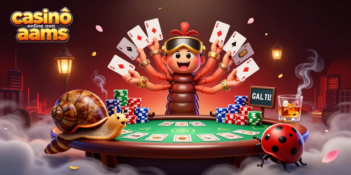 Giocare nei casinò online non AAMS con carte speciali e divertenti dealer in un ambiente colorato.