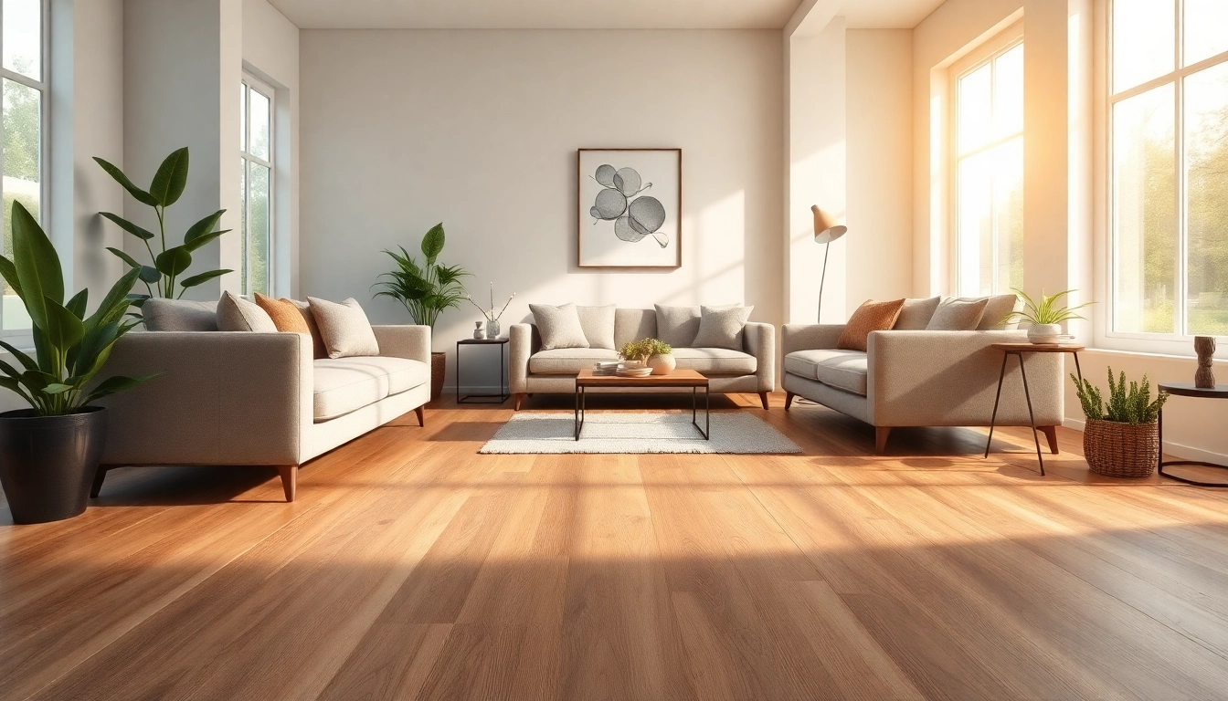 Transform your space with waterproof vinyl flooring that combines style and functionality.