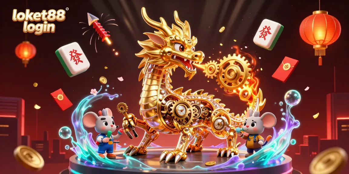 Engage with loket88 login to unlock golden opportunities in this vibrant casino-themed illustration!