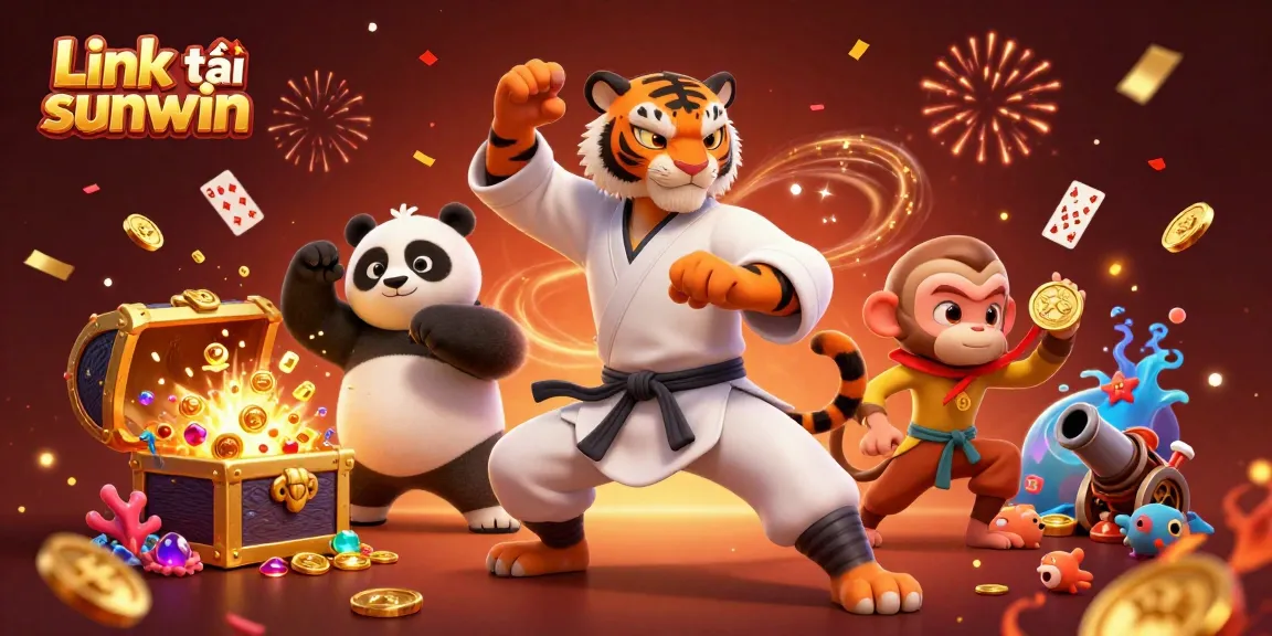 Experience the fun of Link tải sunwin while enjoying a colorful 3D casino adventure.