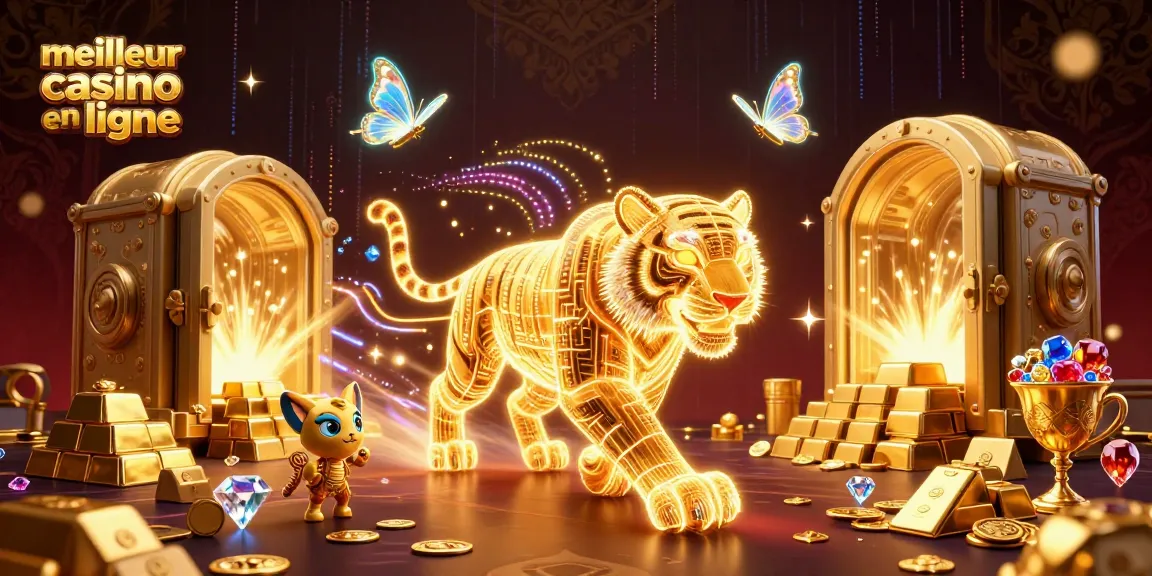 Jouez au meilleur casino en ligne avec des créatures numériques et des trésors étincelants.