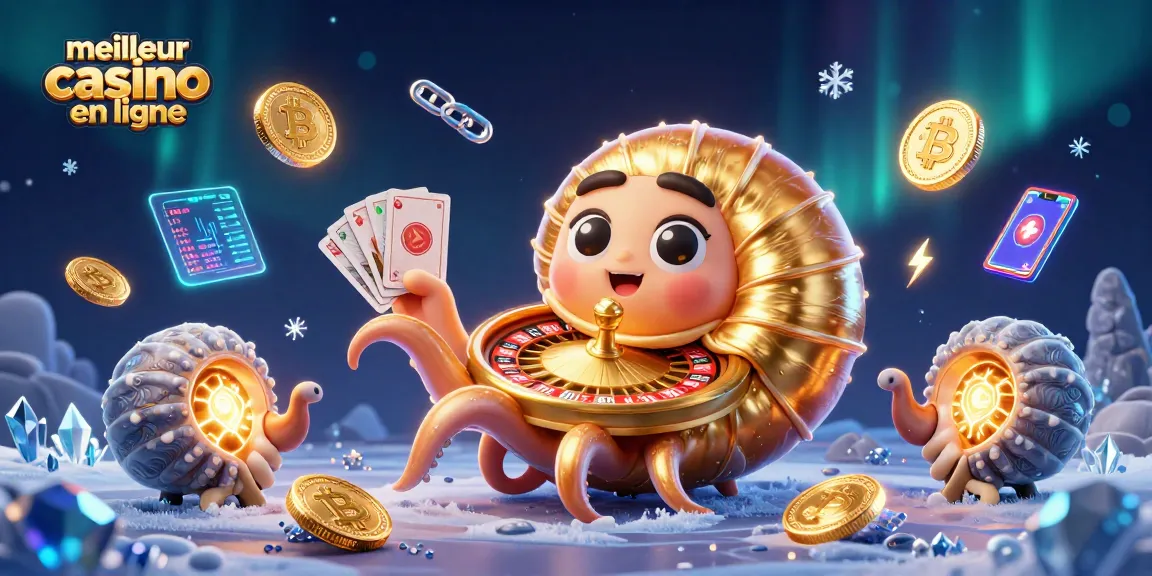 Visitez le meilleur casino en ligne avec cette illustration captivante d'une scène ludique.