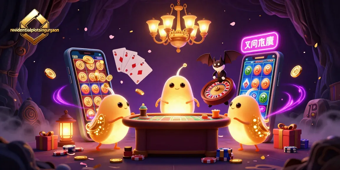 Menangkan Jackpot dengan permainan slot menarik di residentialplotsingurgaon yang bercahaya dalam kegelapan.