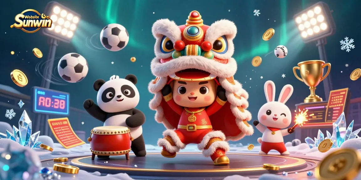 Experience the thrill of the Website Sunwin with festive lion dance and dynamic gaming elements.