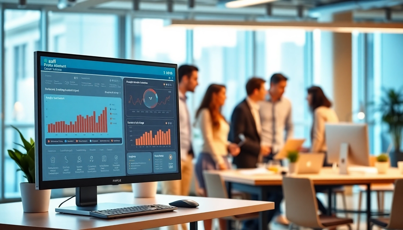 Optimized enterprise assistant saas software solution in a collaborative office environment.