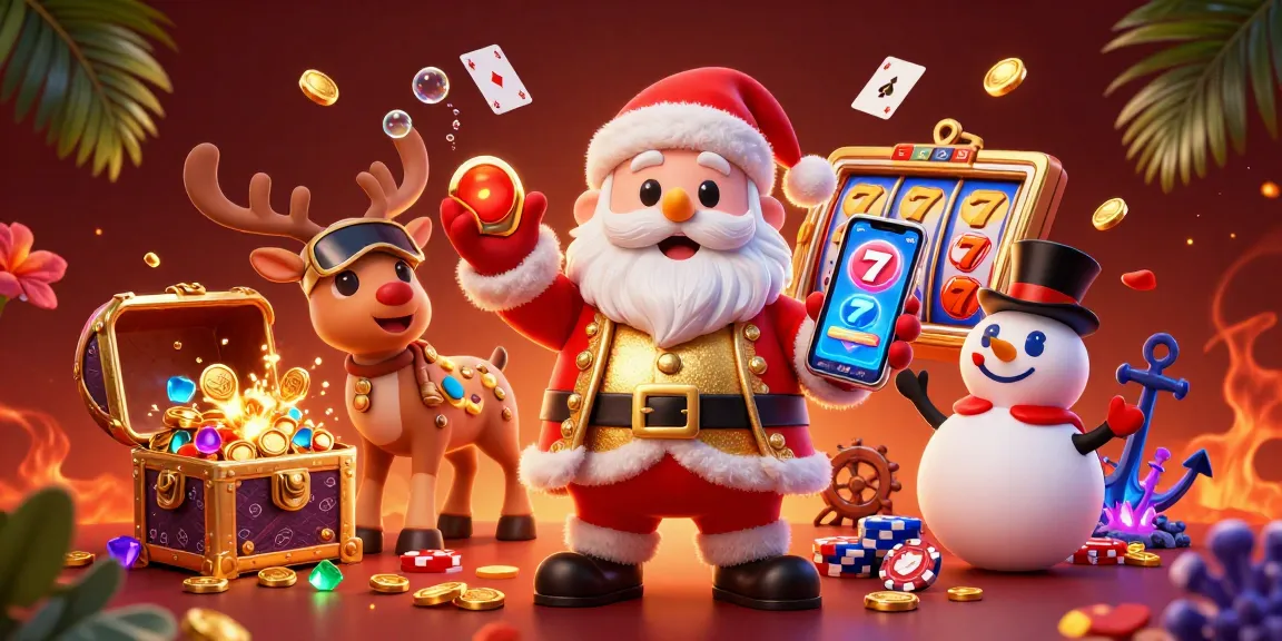Gagnez des jackpots avec le meilleur casino en ligne, Santa et ses amis amusants dans un décor luxueux.