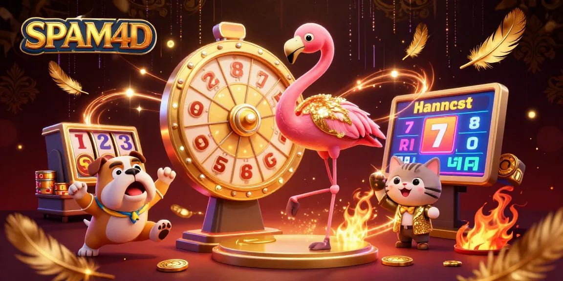 Bermain dengan SPAM4D, tampilkan keseruan permainan slot dan peluang menang dalam suasana kasino yang dinamis.