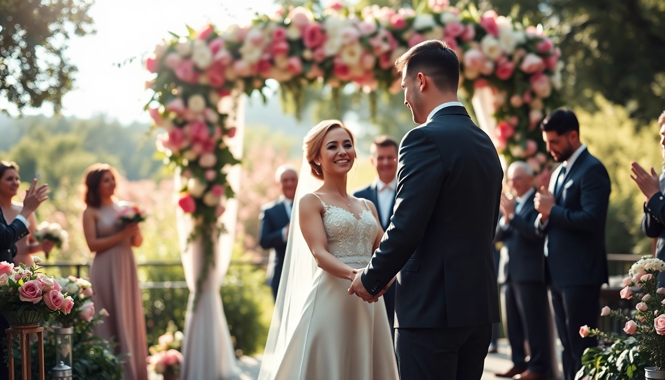 Celebrate a couple's love with stunning wedding photography showcasing emotional vows and family joy.
