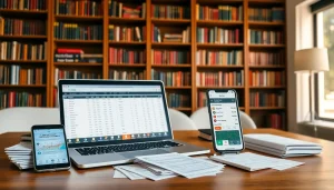 Engaging scene highlighting sports betting sites India with a laptop and betting materials.