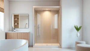 Genießen Sie die stilvolle sonni Duschkabine in einem modernen Badezimmer mit elegantem Design.