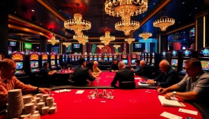 Engaging poker gameplay featuring a high-stakes table at https://f168.today/, highlighting thrilling bets and strategic plays.