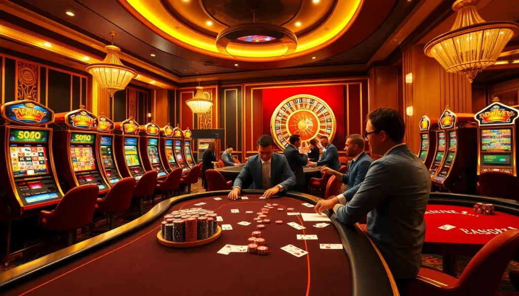 Experience excitement at https://ee8868.shop/ with vibrant casino scenes filled with players and games.