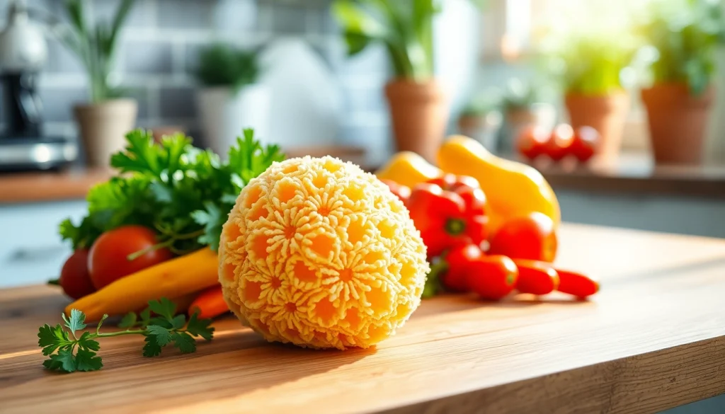 Enhance your awareness of kitchen loofah benefits through this engaging illustration.