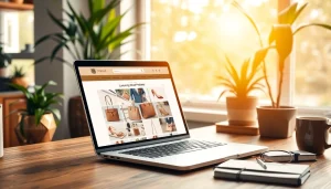 레플리카사이트를 통해 고급스러운 제품을 쇼핑하는 장면의 사진