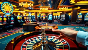 Experience the thrill of winning at MM 88 with vibrant slot machines and poker tables.