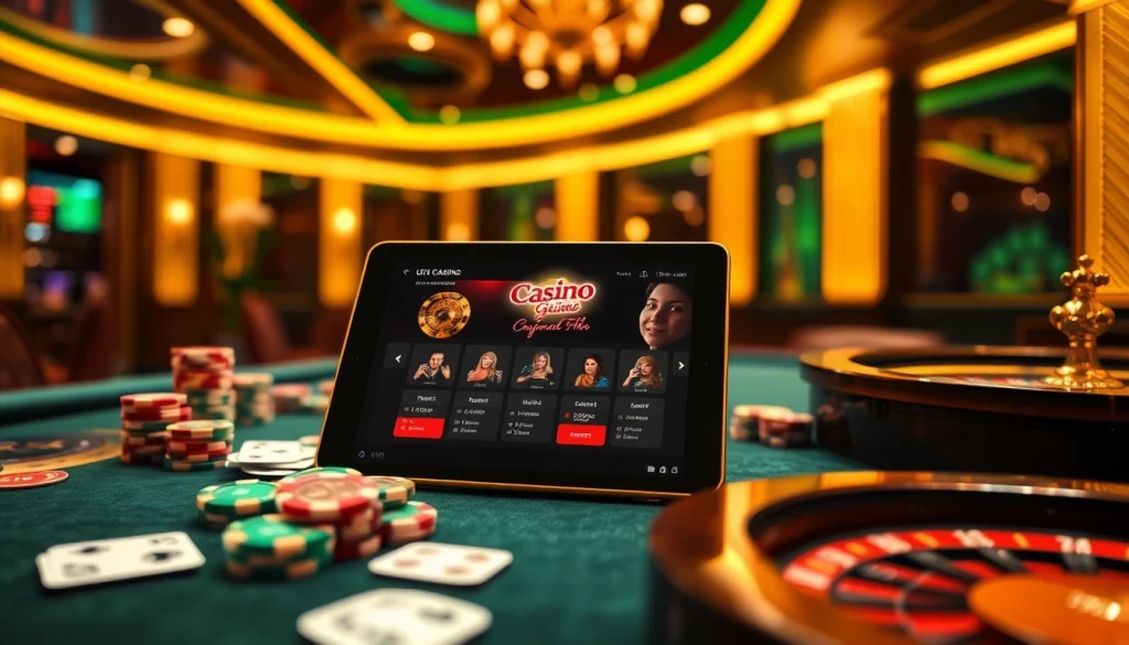 Participer à des jeux de haute mise dans un casino fiable en ligne avec des jetons de poker vibrants et une roulette.