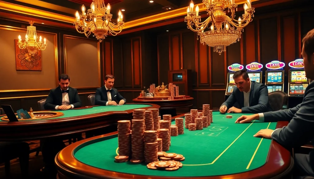 Vivez le frisson d'un casino fiable en ligne avec des jeux de poker et de roulette luxueux.