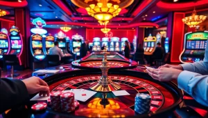 Vivez l'excitation d'un casino fiable en ligne avec une roulette vibrante et des actions de paris.