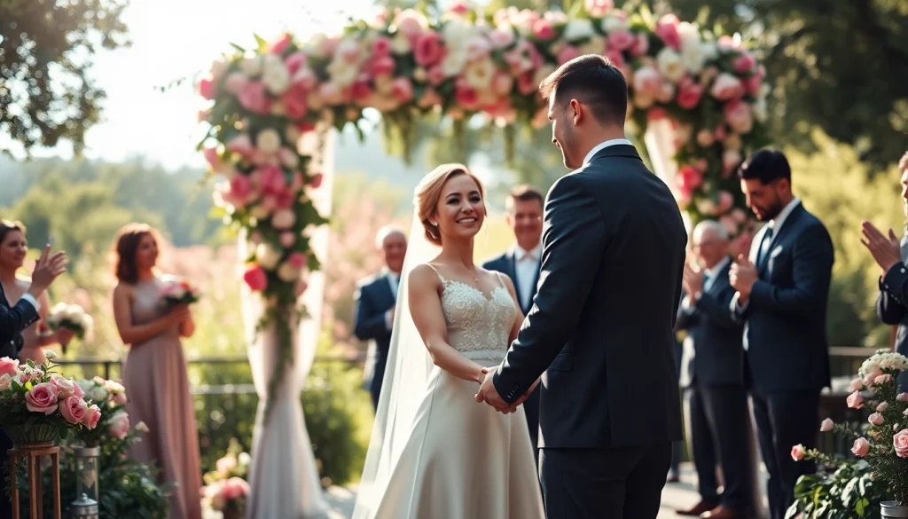 Celebrate a couple's love with stunning wedding photography showcasing emotional vows and family joy.