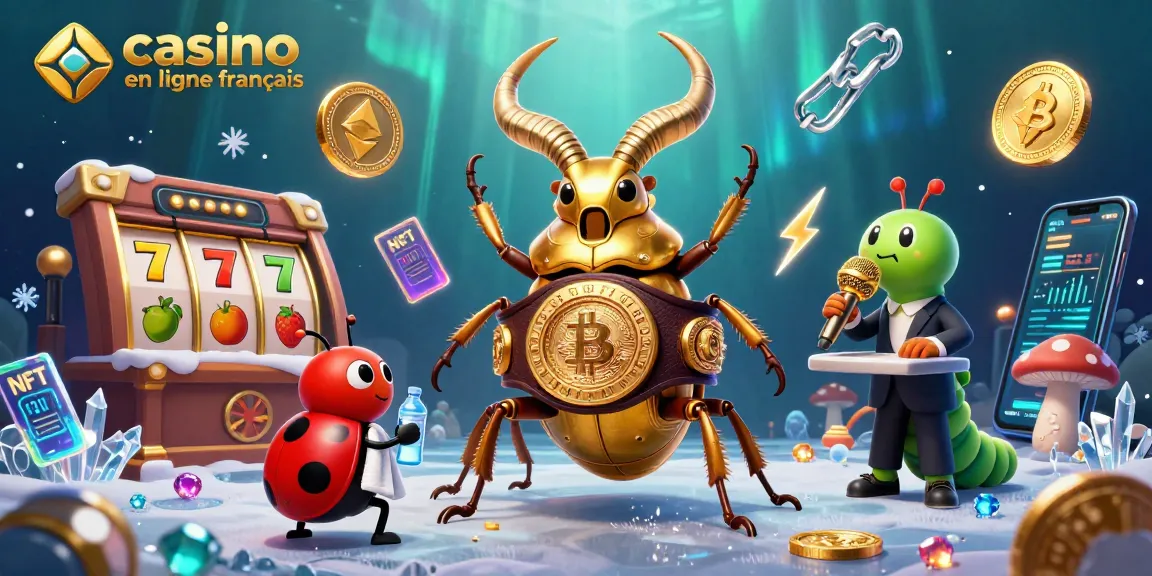 Vibrez avec les jeux de casino en ligne français grâce à un combat spectaculaire entre un scarabée géant et un insecte coloré.