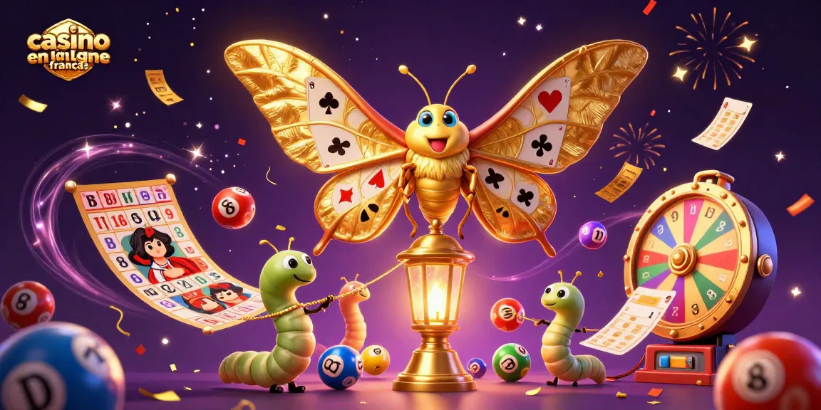 Créez de l'excitation avec casino en ligne français lors de cette scène de jeu de loterie dynamique.